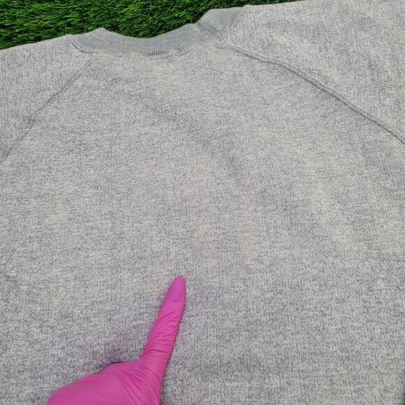 Vintage Denver Raglan Sweatshirt Womens XL 21x24 Spellout - Picture 4 of 14